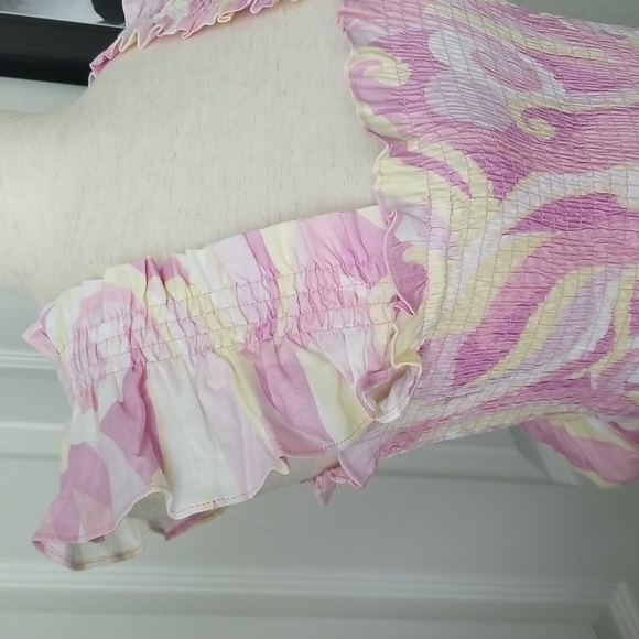 Hill House, The Paz Nap Top - Candy Kaleidoscope Linen,  NWT - Picture 6 of 12